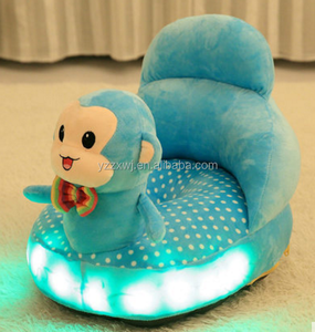 Canapé en <span class=keywords><strong>peluche</strong></span> pour enfants, échantillon gratuit, canapé animal lion doux et scintillant, chaise bébé lion lumineuse - Product Image 4
