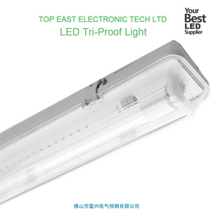 Indoor Warehouse <strong>LED</strong> Triproof Motion <strong>Sensor</strong> Light Fixture Emergency Weatherproof Ceiling Luminaire - Product Image 2