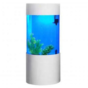 Rundes <span class=keywords><strong>Aquarium</strong></span> Zylindrisches Fischbecken Bodenstehend Einzigartiges Großes Zylinder-Acryl-<span class=keywords><strong>Aquarium</strong></span> - Product Image 1