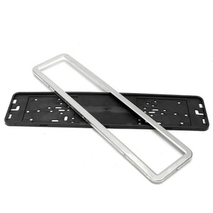 Phổ Số Tấm Chủ Châu Âu Thép Không Gỉ Eu Nhựa Xe Giấy Phép Tấm Khung - Product Image 3