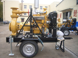Conjunto de bomba de água para <span class=keywords><strong>motor</strong></span> diesel, com reboque para irrigação - Product Image 4