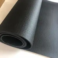 Коврик для йоги мандака пролита черного цвета толщиной 5 мм