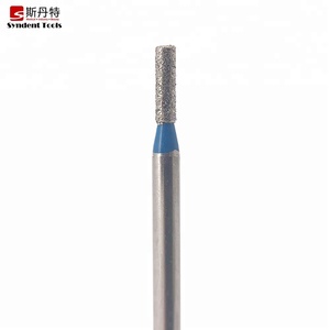 Cylinder Shape Flat End Dental HP 2.35mm Low Speed Diamond Grinding Burs - Product Image 3