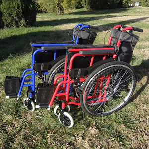 Wheelchair detachable tubular steel chairs shower wheels - Product Image 5