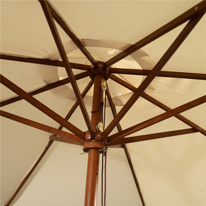 Parasol de plage en bois pliable et facile à installer pour l'extérieur, idéal pour l'image de marque de bière, pour l'Espagne, Yichang, Bavarian, Old Quaker - Product Image 5