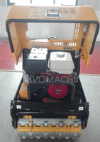 Nivo NV301 848kg, mini rouleau compresseur à Double tambour télécommandé, petit compacteur à rouleaux d'asphalte, pièces ou tampons, moteur EPA