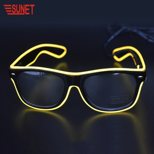 Vente flash - Lunettes LED clignotantes SUNJET rechargeables/à piles, personnalisées pour les fêtes, les pubs, les festivals de musique - Product Image 5