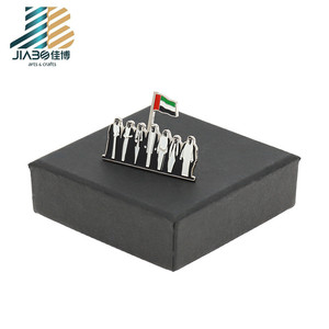 Nouveaux cadeaux de fête nationale des émirats arabes unis drapeau en métal badge - Product Image 5