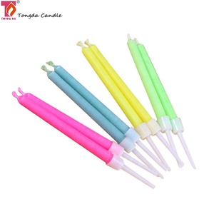 Bougie de gâteau d'<span class=keywords><strong>anniversaire</strong></span> de flamme colorée pour la décoration de fête de festival d'<span class=keywords><strong>anniversaire</strong></span> - Product Image 2