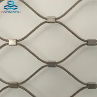 High Strength Stainless Steel Cable Wire Rope Mesh Net for Aviary Zoo Mesh 304 316 316l