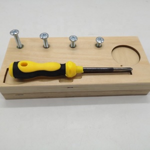 Jeu <span class=keywords><strong>de</strong></span> vis pour enfants, jouet éducatif Montessori, boîte à outils, tournevis, apprentissage précoce des enfants - Product Image 2