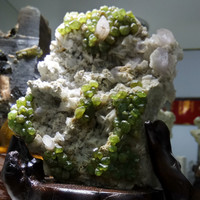 Spécimen minéral vert de haute qualité, 1 pièce, minéraux