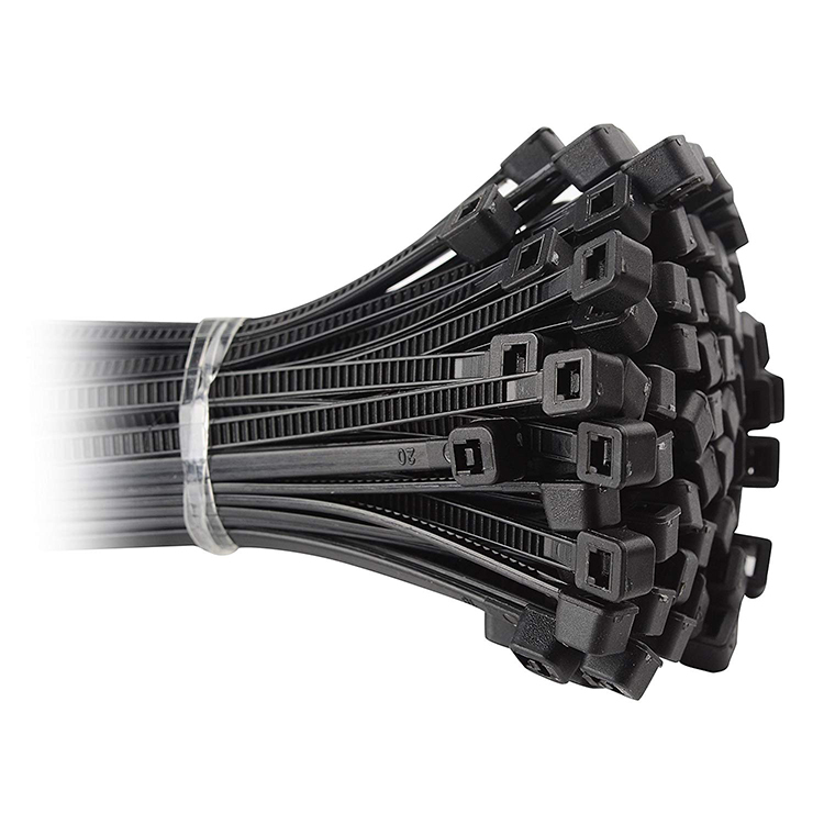 CNBX  High Quality white black self-locking plastic reusable kss cable tie