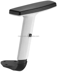 New design White and Black Adjustable Universal Armrest With Soft TPU Armpad