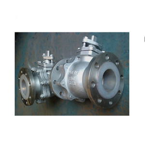 JIS10K <span class=keywords><strong>25A</strong></span> SCS14 Baja Tahan Karat dengan Katup Bola Flens Lapisan PFA - Product Image 3