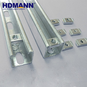 Stainless steel shanghai available unistrut double c <strong>lipped</strong> u <strong>channel</strong> HDMANN  hdg  pre-gal - Product Image 5