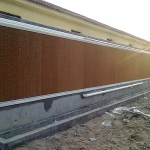 Enfriador de aire para granja de pollos y aves de corral, almohadilla de refrigeración evaporativa de panal de abeja