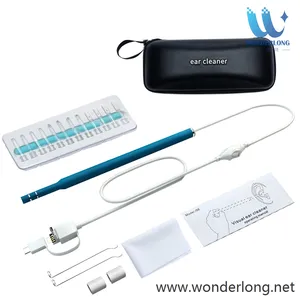 Limpiador de oídos Visual, endoscopio 3 en 1 para limpieza de orejas, herramienta de boroscopio, otoscopio, USB, 5,5mm