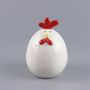 Ceramic chicken shape Easter egg decoration - Product Image 2