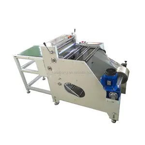 PVC Film Roll to Sheet Cutting Machine with Conveyor Belt and Static Eliminator