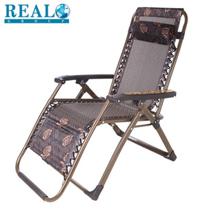 En aluminium Pliage Palmés Chaise <span class=keywords><strong>De</strong></span> Jardin Chaise longue Tube Carré Portable Chaise - Product Image 1