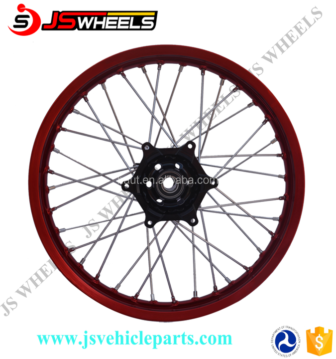 MX Racing Aftermarket Parts Motocross Dirt Bike Pit Bike CRF250 450 Enduro Parts and Wheel Set Assembly