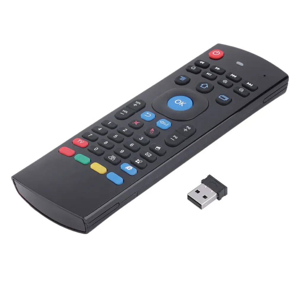 usb rf remote control T3 with 2.4G RF Air Mouse IR Learning Remote IR Copy Function for Smart TV Box