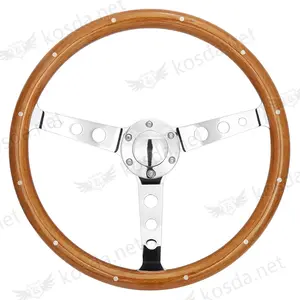 3-х спицевое колесо тип деревянного материала глубокое блюдо рулевое колесо деревянные раздвижные для классический