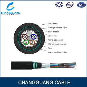 Cable prices GYFTY53 optical fiber cable coil fiber optical cable