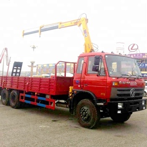 Grúa montada en camión Dongfeng 6x4 de 3 y 5 toneladas con pluma recta, superventas en China - Product Image 2
