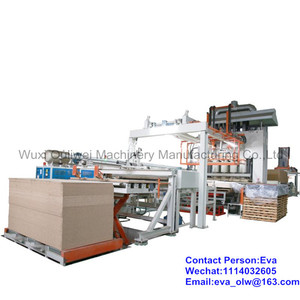 Pendek siklus laminasi panas tekan mesin/lini produksi papan partikel - Product Image 4
