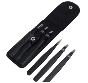 Meilleure <span class=keywords><strong>pince</strong></span> à épiler en acier Inoxydable 3 pièces sourcils applicateurs kit <span class=keywords><strong>de</strong></span> brucelles maquillage outil - Product Image 2