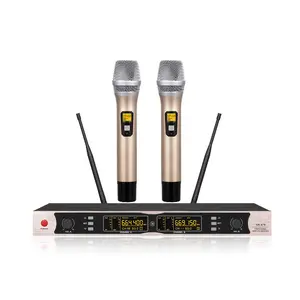 Best Wireless Microphone for Karaoke UK-679-4 Microfone With Good Quality Karaoke Microphone for TV