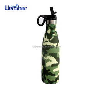 Yongkang nueva cola botella de agua de acero inoxidable de doble pared con sorber 500 ml - Product Image 1