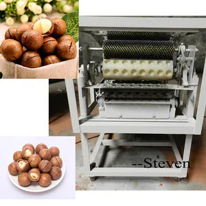 Automatic Hawaiian Fruit Nut Cracker Macadamia Nut Sheller Opening Processing Equipment