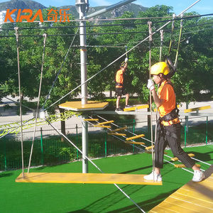 Équipements <span class=keywords><strong>de</strong></span> parc d'aventure <span class=keywords><strong>de</strong></span> style allemand, parcours <span class=keywords><strong>de</strong></span> cordes en hauteur en plein air - Product Image 1