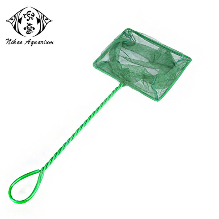 aquarium fish net price Pawfly 4 Inch with Braided Metal Handle Small Square Net with Soft Fine Mesh Sludge Food Residue Wastes Skimming Cleaning Net for Fish Tanks Small Koi Ponds and A safe and reliable net is essential Small Nylon Monofilament Fishing Net