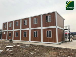 Casa Contenedor Prefabricada <span class=keywords><strong>de</strong></span> Lujo Desuman Guangzhou, <span class=keywords><strong>de</strong></span> <span class=keywords><strong>2</strong></span> <span class=keywords><strong>Pisos</strong></span>, Transpirable, para Uso en Oficinas, Edificios Escolares, <span class=keywords><strong>de</strong></span> Larga Duración - Product Image 2