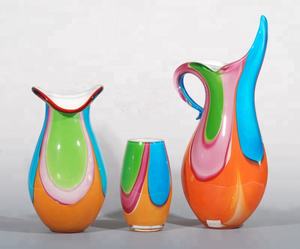 सुरुचिपूर्ण हाथ उड़ा सुंदर रंगीन कांच <span class=keywords><strong>Vases</strong></span> - Product Image 6