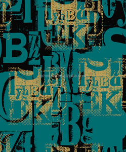 Di Fascia alta Moderna Lettere <span class=keywords><strong>Inglesi</strong></span> Non Tessuto Carta Da Parati per la Casa - Product Image 4