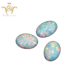 Gemstone color <span class=keywords><strong>de</strong></span> la mezcla ronda forma ópalos piedra - Product Image 3