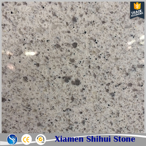 SH đá KASHMIR Trắng thạch anh tấm sản xuất tinh thể vỏ đại dương Quartz slab - Product Image 3