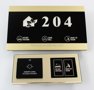 Tùy Chỉnh Khách Sạn Điện Tử Số Phòng Tấm Với Nhiều Thiết Kế Cho Sự Lự<span class=keywords><strong>a</strong></span> Chọn - Product Image 1