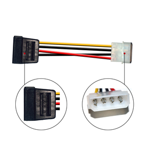 15 Pin <span class=keywords><strong>SATA</strong></span> macho <span class=keywords><strong>a</strong></span> Molex <span class=keywords><strong>IDE</strong></span> 4 Pin hembra adaptador <span class=keywords><strong>de</strong></span> Cable <span class=keywords><strong>de</strong></span> alimentación <span class=keywords><strong>de</strong></span> extensión - Product Image 3