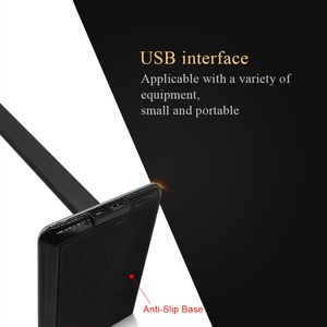 Lampe led au design moderne avec chargeur sans fil usb, idéale pour une table de bureau, la lecture ou pour les adolescents, 1 unité - Product Image 2