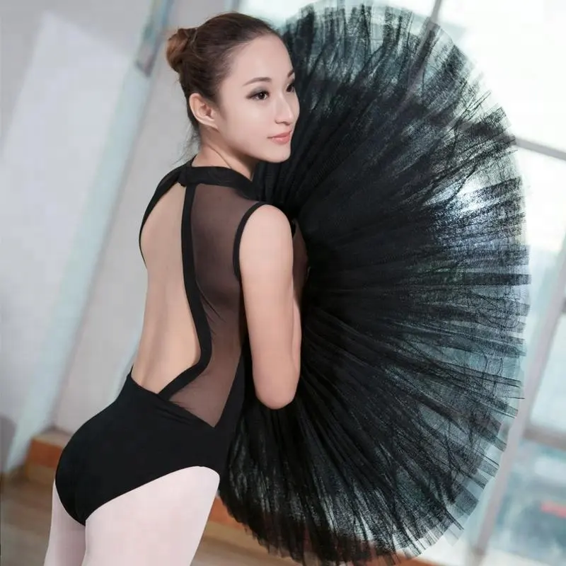 उच्च गर्दन जाल तेंदुआ महिलाओं बैले नृत्य Leotards