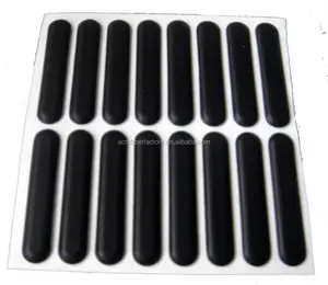 machines dome top self adhesive Keyboard calculator silicone feet laptop square non-slip rubber feet