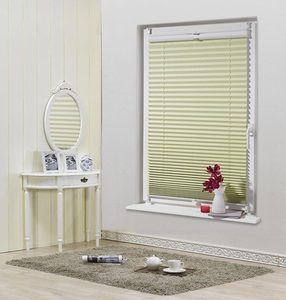 Abat-jour plissé uni <span class=keywords><strong>sans</strong></span> fil avec tissu occultant en polyester à option intégrée pour stores de fenêtre de salon - Product Image 6