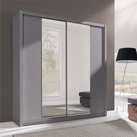 Portes miroir coulissantes de bonne qualité, 1 pièce, pour chambre à coucher