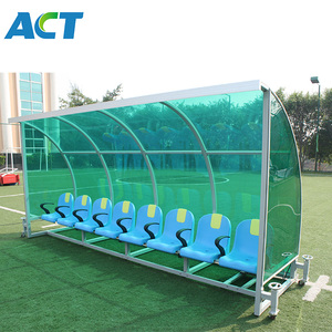 Equipo <span class=keywords><strong>de</strong></span> fútbol Dugout con dosel-blanqueador portátil para exteriores <span class=keywords><strong>de</strong></span> 8 asientos para sombra y refugio, ideal para entrenamiento <span class=keywords><strong>de</strong></span> fútbol y juegos PY - Product Image 6